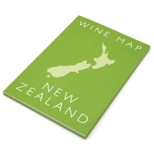 Wine Map of New Zealand Bookshelf Edition Box