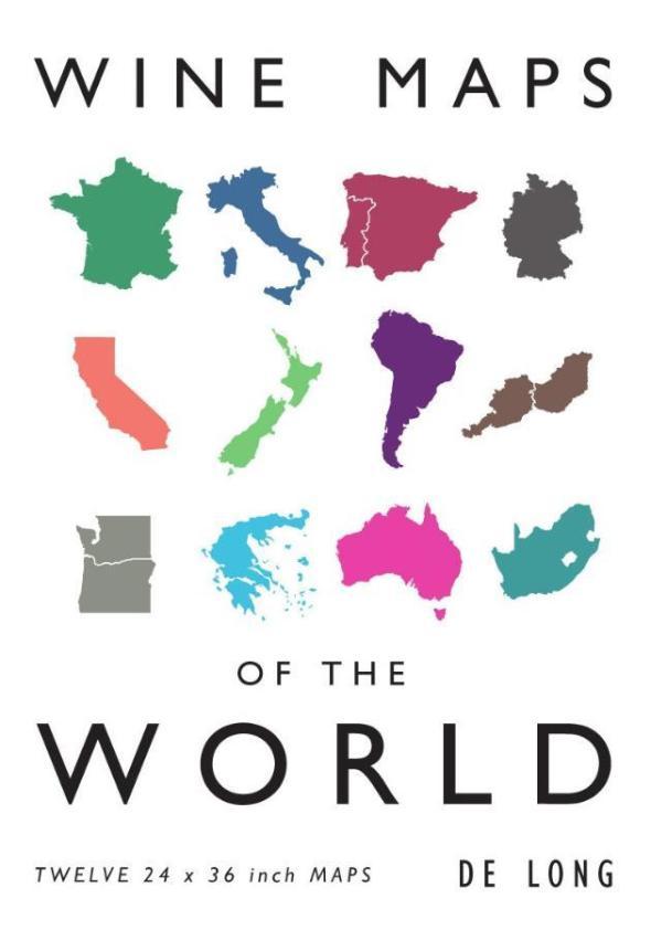 Wine Maps of the World Label | De Long